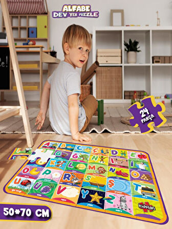 Kidsan Alfabe Dev Yer Puzzle