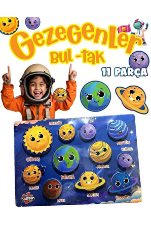 Kidsan Bultak Gezegenler Puzzle KDS-9013