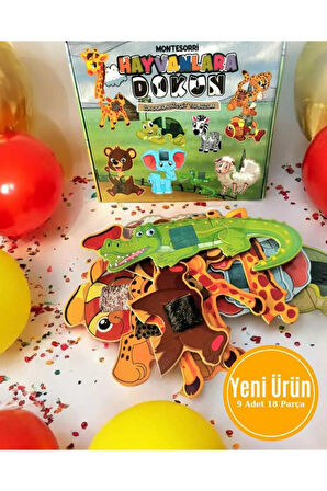 Kidsan Havanlara Dokun Hisset Puzzle KDS-9023