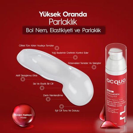Collagen | Nemlendirici Onarıcı Kırışıklık Karşıtı Kolajen İçeren Soyulabilir Yüz Maskesi 70 ml
