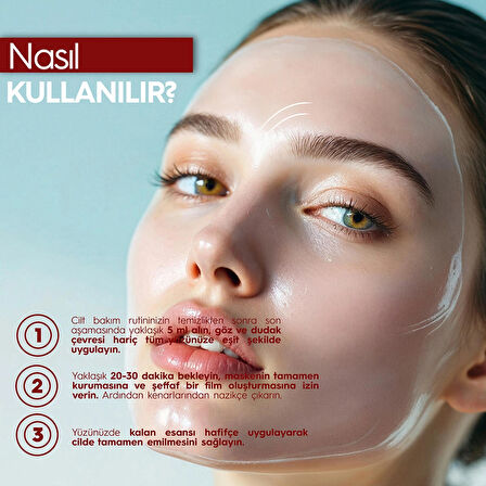 Collagen Wrapping Mask Kolajen Soyulabilen Cilt Bakım Maskesi 70ml