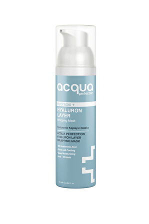 Acqua Perfection Hydratox | Hyaluronic Acid Nemlendirici ve Kırışıklık Karşıtı Soyulabilir Yüz Maskesi 70 ml
