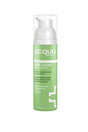 Acqua Perfection Derma Pure | Arındırıcı ve Gözenek Sıkılaştırıcı  Siyah Nokta Akne Soyulabilir Yüz Maskesi 70 ml
