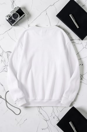 Unisex Yusufcuk Baskılı Bisiklet Yaka Sweatshirt
