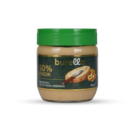 SÜTLÜ FINDIK PARCACIKLI KREMA %50 400GR