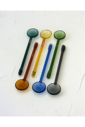 6'LI RENKLİ KAŞIK SETİ