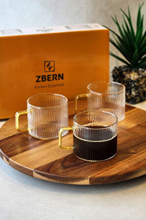 6'LI DESENLİ KUPA -150 ML