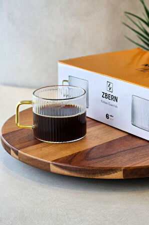 6'LI DESENLİ KUPA -150 ML