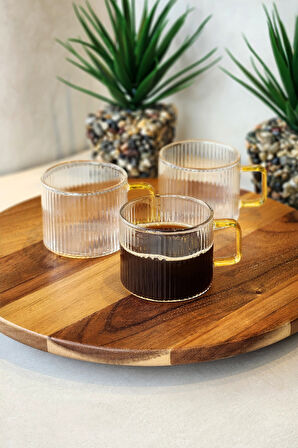 6'LI DESENLİ KUPA -150 ML