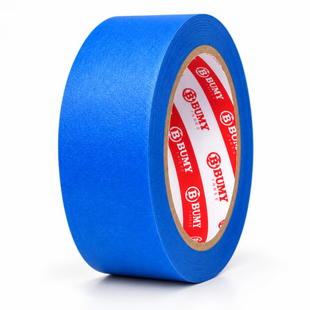Bumy Mavi Maskeleme Bandı 48 mm x 30 Metre Marin Boya Bantı Isıya Dayanıklı Bant Kağıt Bantları