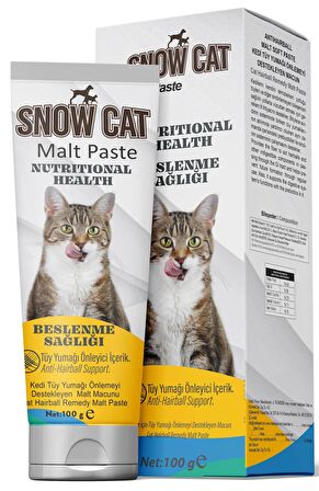 Snow Cat Malt Paste Tüy Yumağı Önleyici 100 Gr