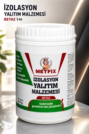 (BEYAZ) 1 KG İzolasyon Yalıtım Malzemesi Su Geçirmez Sıvı İzolasyon Kaplaması