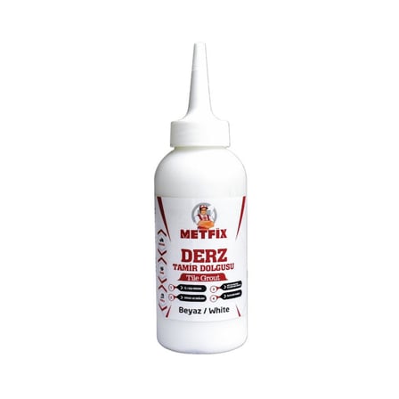 Metfix 220gr Beyaz Derz Tamir Dolgusu