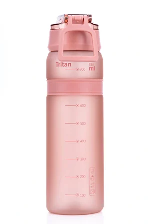 Çift Kapaklı 850 ml Balas Ruby Matte Tritan Su Matarası