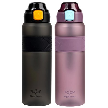 Black Tourmaline Matte 1000 ml & Palatinate Matte 1000 ml 2in1 Tritan Matara Seti