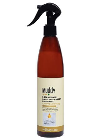 MUDDY B-TOX & KERATIN INCREDIBLE CARBON SPRAY 400 ml. SAÇ SPREYİ