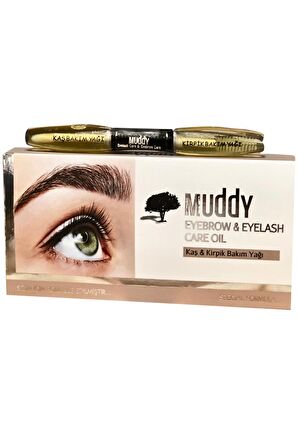 MUDDY EYEBROW & EYELASH CARE OIL 10 ml+10 ml. KAŞ KİRPİK BAKIM YAĞI