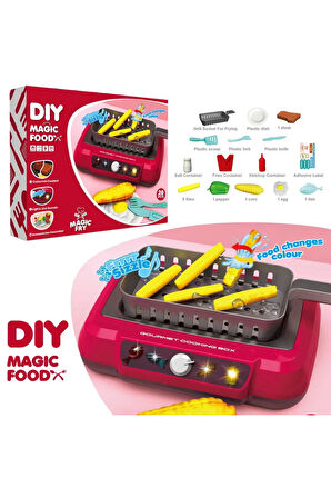 MAGIC CHEF BARBEKÜ SİHİRLİ OCAK Pişirince Renk Değiştiren Yiyecekler 