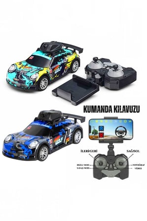 LİMON LH-C076 KUMANDALI RACİNG ARABA KAMERALI WİFİ FOTOĞRAF-VİDEO F/F IŞIKLI ŞARJLI 6+