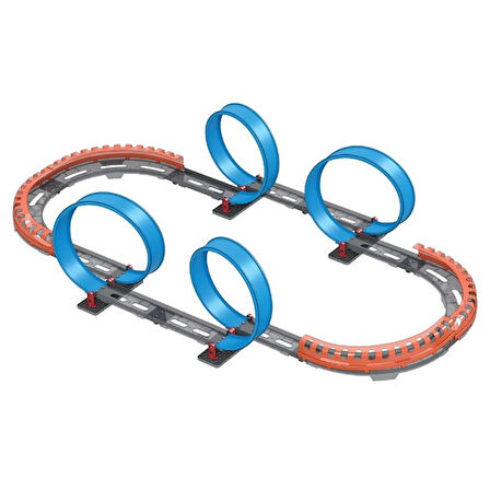  69 Parça Çek Bırak Araba Oyuncak Yarış Seti 