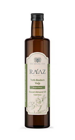 Raaz %100 Saf ve Doğal Tatlı Badem Yağı 250 ml