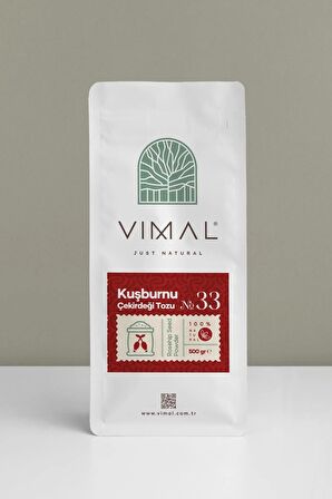 VIMAL avantajlı 2'li set Devedikeni Tohumu Tozu 500 gr + Kuşburnu Çekirdeği Tozu 500 gr