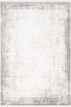 Etro ET012G Krem Modern Çerçeveli Desen Parlak Ağır Yüksek Sıklıkta Salon Halısı İpek Serisi