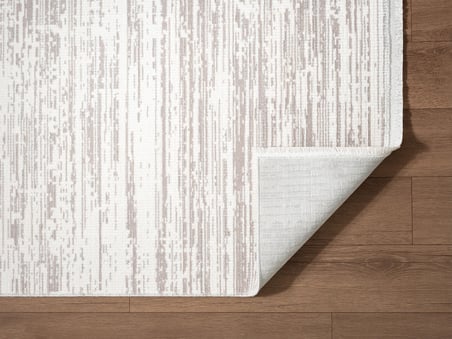 Fresco FC006G Gri Halı Modern Desen 100 Tarak Viskon Parlak Yumuşak İpek Serisi