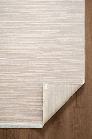 Icon IC005B Bej Modern Desenli Akrilik Pamuk Tabanlı 4 Mevsim Salon Koridor Oturma Oda Halısı