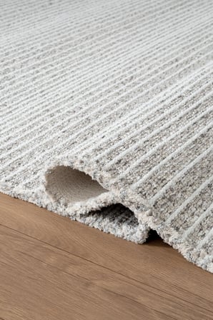 Decor DC003G Gri Doğal Kalın Kilim Kenar Saçaklı Üst Sınıf Kalite Karmen Halı İpek Serisi