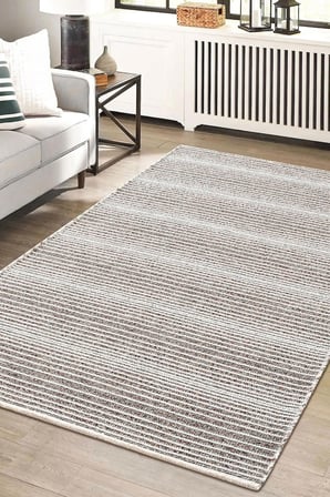Decor DC004R Renkli Doğal Kalın Kilim Kenar Saçaklı Üst Sınıf Kalite Karmen Halı İpek Serisi