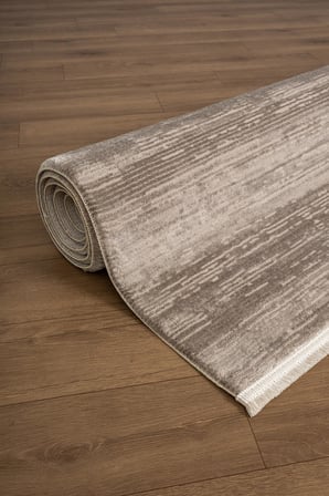 Lyka CT024A Vızon Halı Modern Desen Pamuk Taban Yıkanabilir Salon Halısı Yatak Odası