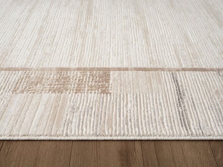 İdol IO002B Krem Bej Halı Klasik Desen Akrilik Yumuşak Dokulu Pamuk Taban Tozu Az Salon Oturma Odası