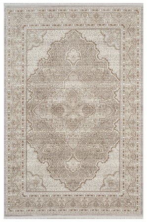 Matris MI004R Krem Kahve Halı Modern Pamuk Taban Akrilik Tozuaz Salon Yatak Odası Koridor Halısı