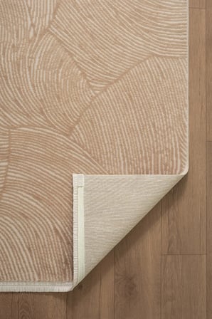 Luxia LU001B Bej Akrilik Modern Salon Koridor Yatak ve Oturma Odası Halısı