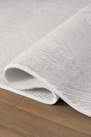 Luxia LU001W Krem Akrilik Modern Salon Koridor Yatak ve Oturma Odası Halısı