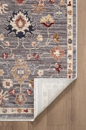 Focus FO004R Gri Renkli Vintage Modern Salon Koridor Yatak ve Oturma Odası Halısı