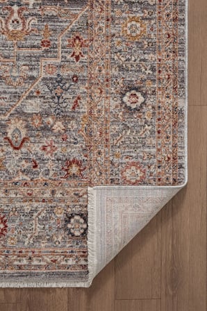 Focus FO002G Gri Vintage Modern Salon Koridor Yatak ve Oturma Odası Halısı