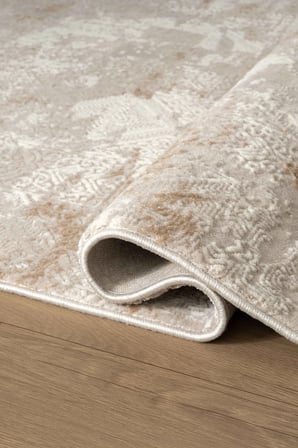 Mihenk MH004A Gri-Açık Kahve Akrilik Modern Salon, Koridor, Yatak ve Oturma Odası Halısı