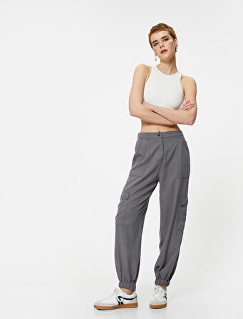 Kargo Jogger Pantolon Cepli Lyocell™ Kumaş