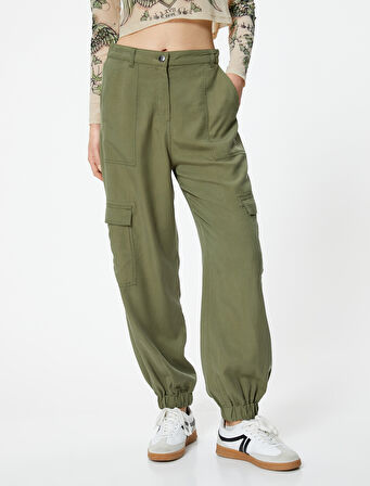 Kargo Jogger Pantolon Cepli Lyocell™ Kumaş