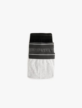 3'lü Slip Boxer Seti Çok Renkli