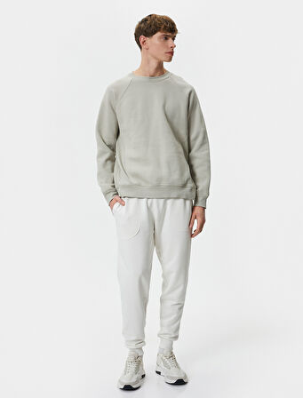 Jogger Eşofman Altı Beli Bağcıklı Cep Detaylı