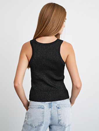 Triko Atlet Simli U Yaka Askılı