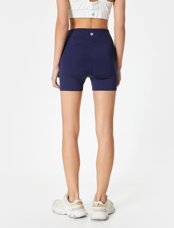 Spor Biker Tayt Ekstra Mini Yüksek Bel Slim Fit