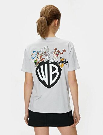 4SAL10139IK Koton Kadın T-shirt GRİ