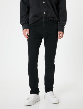 Slim Fit Kot Pantolon - Brad Jean