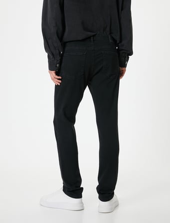 Slim Fit Kot Pantolon - Brad Jean