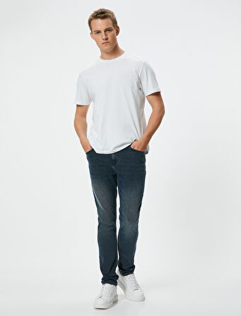 Slim Fit Kot Pantolon - Brad Jean