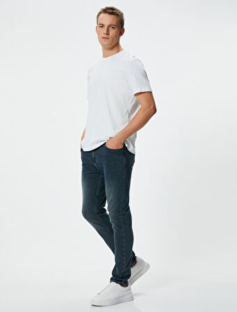 Slim Fit Kot Pantolon - Brad Jean